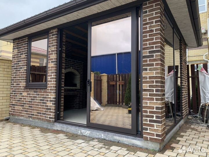 Алюминиевые портальные двери