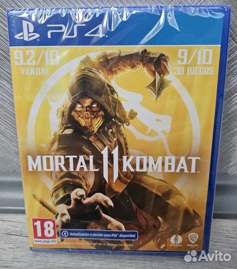 Mortal kombat 11 ps4/ps5 новые диски