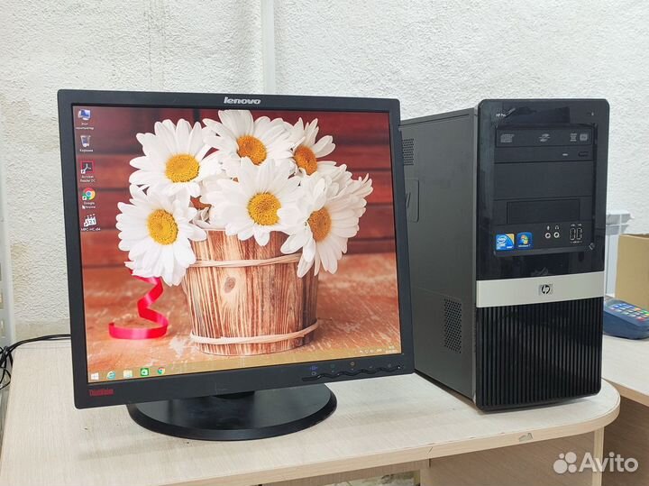 Компьютер для работы 2 ядра 4Гб SSD