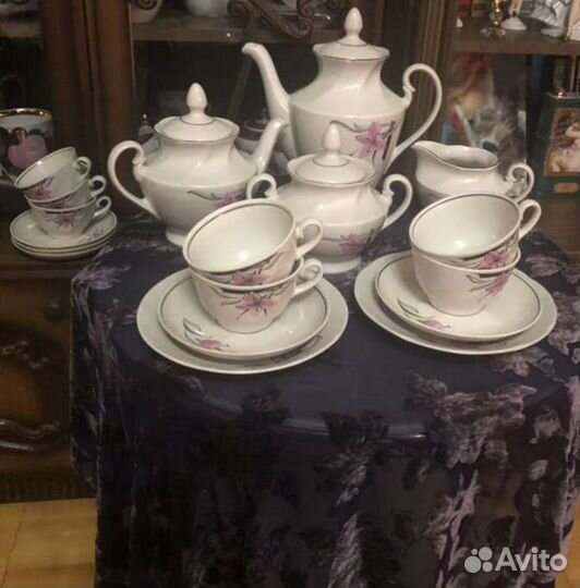 Рижский чайный сервиз 32 предмета