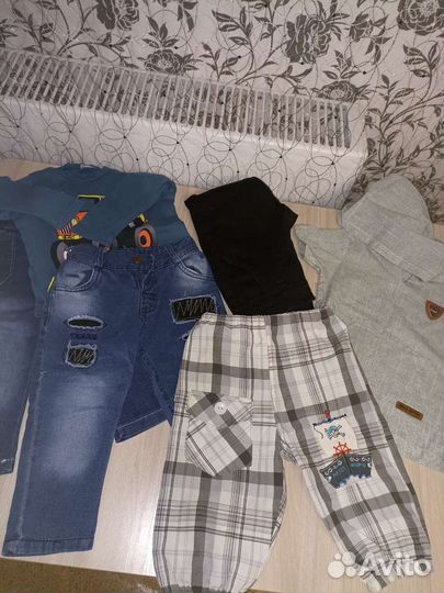 Брюки, свитшот, рубашка на мальчика