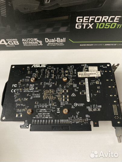 Видеокарта Asus Geforce GTX 1050 Ti Phoenix 4GB