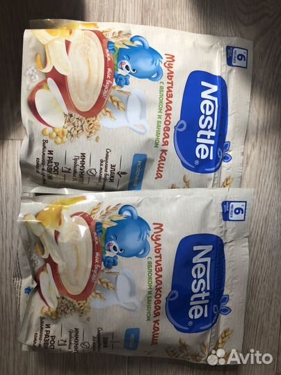 Продам детскую кашу nestle