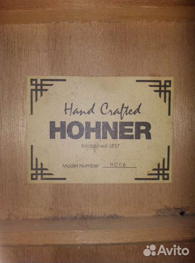 Классическая гитара Hohner hc-06 + зимний чехол