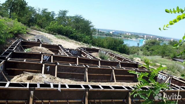 Заливаем фундамент со своими опалубками быстро,кач