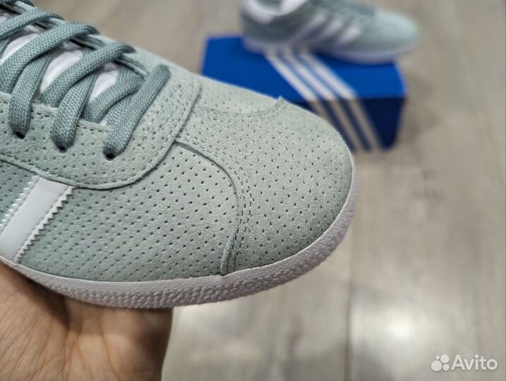 Кроссовки adidas gazelle оригинал мятные