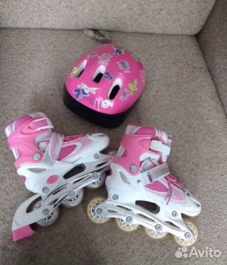 Ролики+защита и шлем, 30-33р