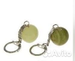 Брелок Яблочко 2,5*2,5*2,5 см оникс натуральный