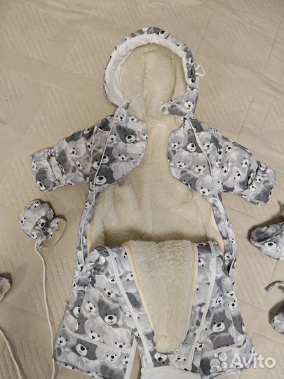 Конверт-комбинезон зимний/демисезонный 74 размер