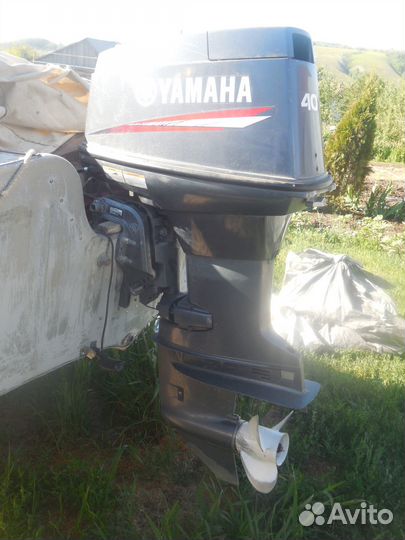 Лодочный мотор yamaha 40 VEO,катер прогресс 2