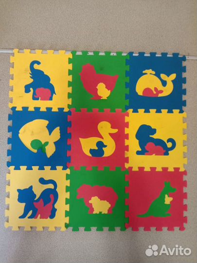 Развивающий коврик пазл 