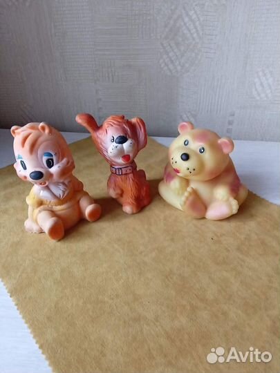 Резиновые игрушки СССР