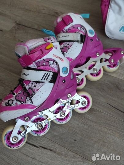 Детские ролики с защитой