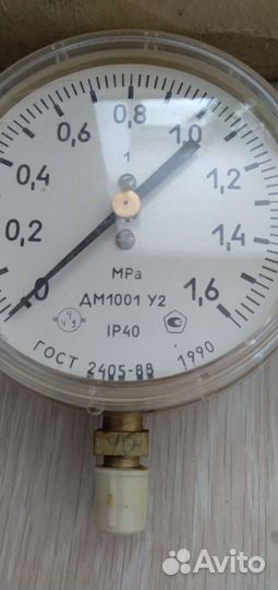 Манометр показывающий дм 1001 У2