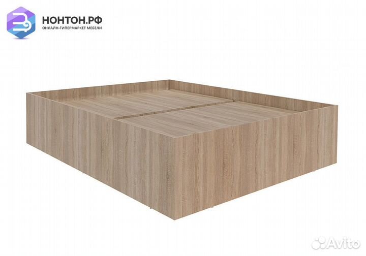 Кровать Илга 1.6 м дуб сонома