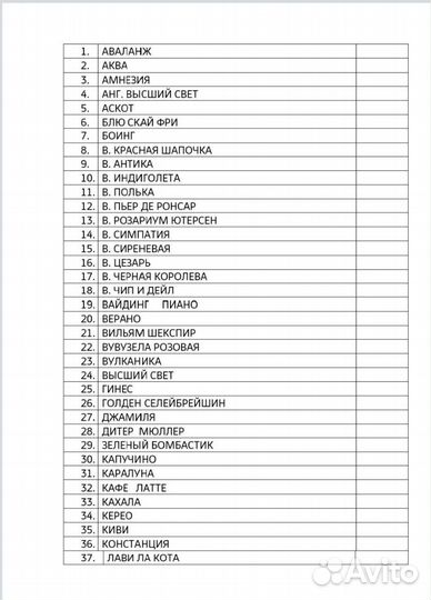 Саженцы Роз