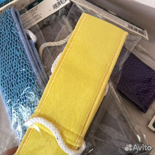 Мочалка детская лента 40 см мягкая