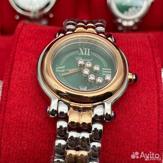 Женские кварцевые часы Chopard happy sport