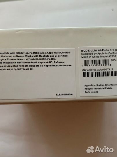 Airpods pro 2. Самая лучшая копия.Шумоподавление