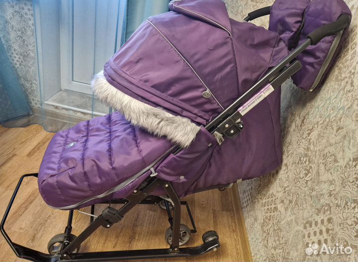 Санки коляска nika