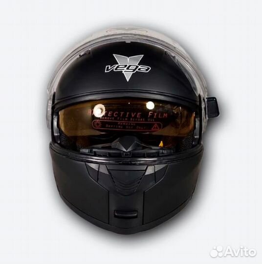 Мотошлем снегоходный Vega Spark Winter HS158 Black