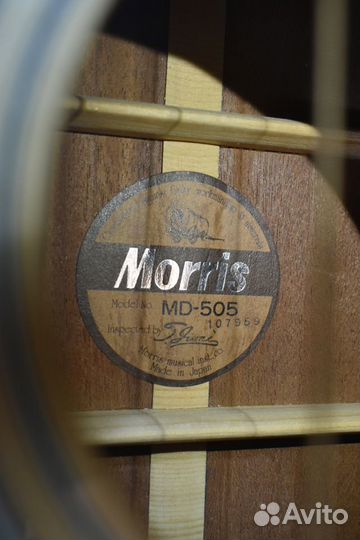 Акустическая гитара Morris MD-505. Japan