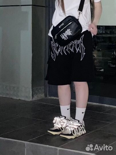 Шорты scr merch черные