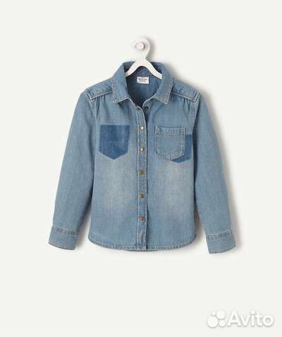 Джинсовая рубашка из Франции Tape à l'oeil 128