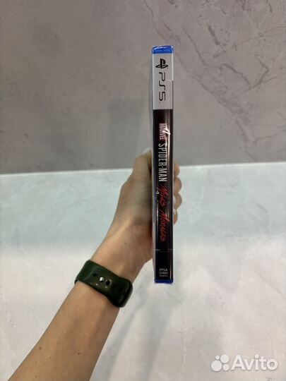 Диск Marvel Spider man Miles Morales игра для PS5
