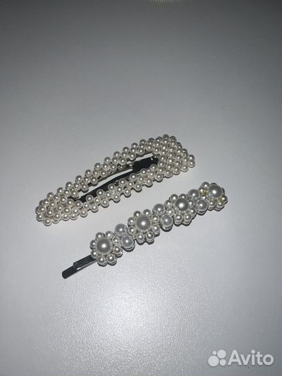 Заколка жемчуг