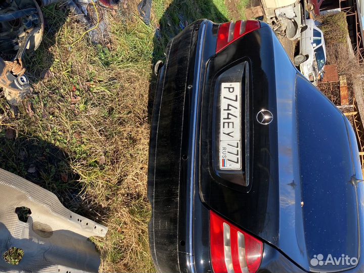 Бампер задний Мерседес s220