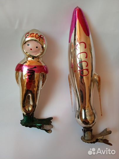 Елочные игрушки СССР Космос