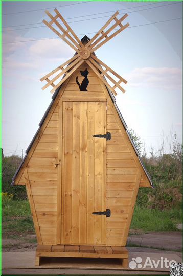 Дачный туалет с установкой SHP797