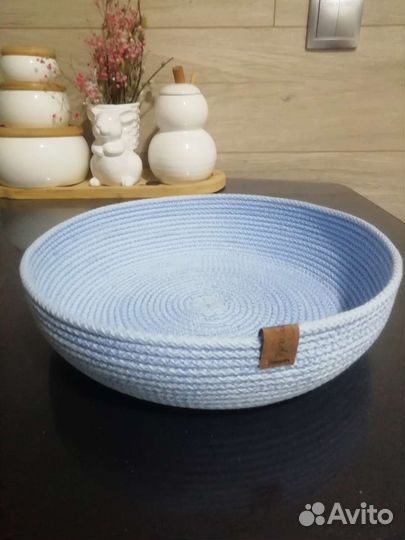 Корзинки из шнура