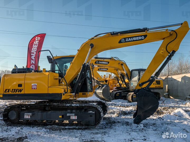 Гусеничный экскаватор Zauberg EX-135W, 2024