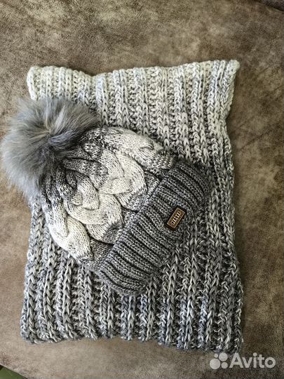 Шапка и шарф новые