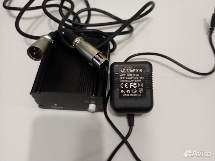 Фантомное питание для микрофонов 48v