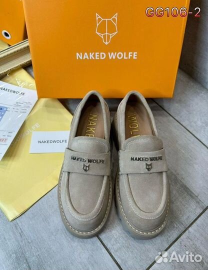 Мокасины Naked Wolfe Натуральная