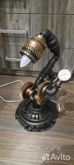 Стимпанк светильник