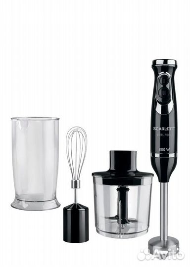 Блендер Scarlett SC-HB42F47, погружной, черный