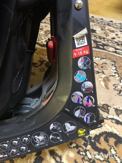 Автокресло chicco 9-18