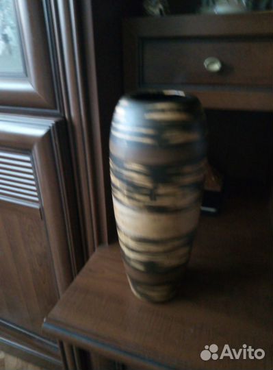 Ваза для цветов керамика Италия Шоколад