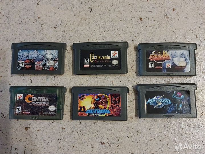 Картриджи для game boy advance