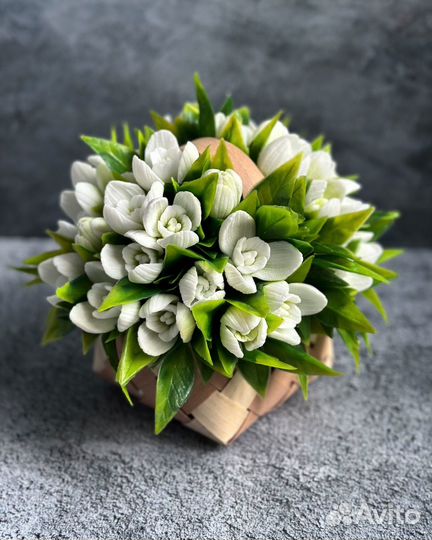 Букетики из мыла ручной работы