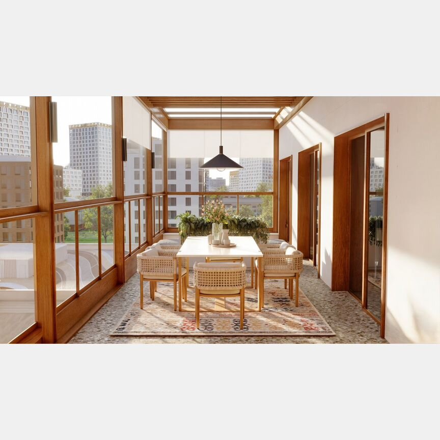 1-к. квартира, 55,5 м², 8/15 эт.