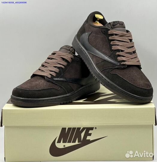 Nike Air Jordan 1 Low OG Velvet Brown (Арт.18901)