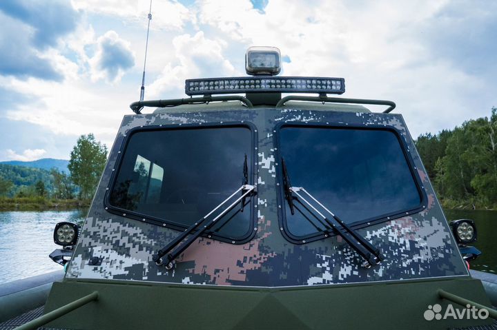 Аэролодка Север Охотник 650К2 с пробегом