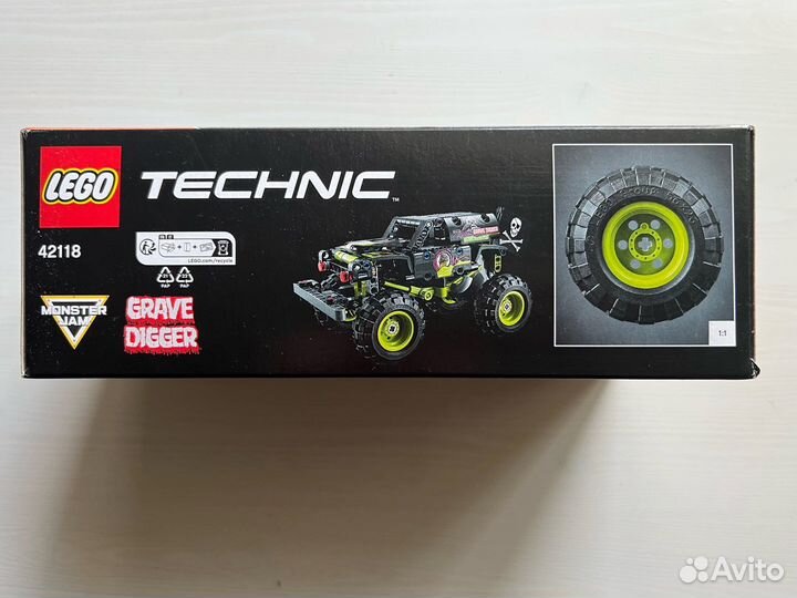 Lego Technic новый 42118 лего monster jam