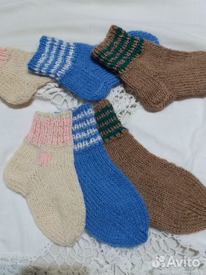 Носки вязаные детские