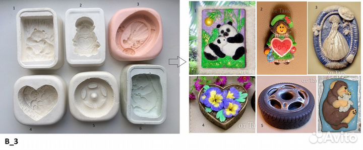 Формы для мыла